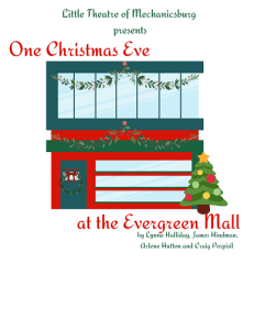 One Christmas Eve at the Evergreen Mall LTM Season 73 Graphic
